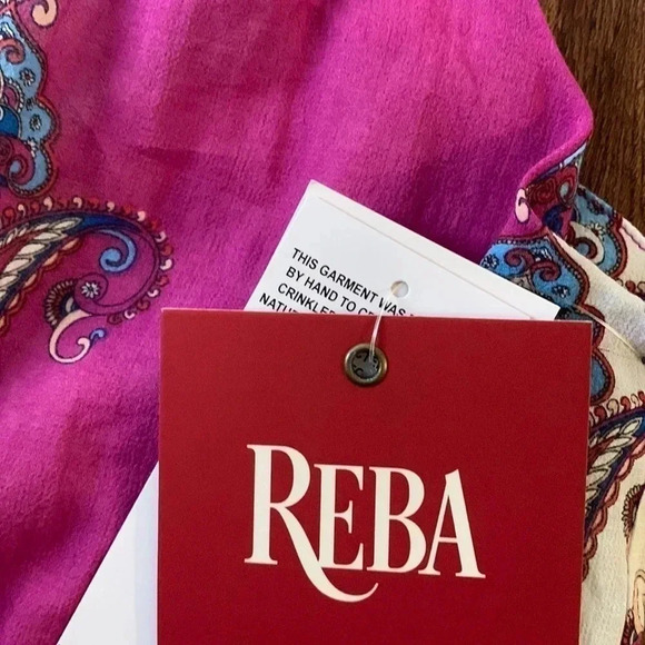 Reba Halter Dress Colorful Print Size Large NWT - Picture 6 of 13